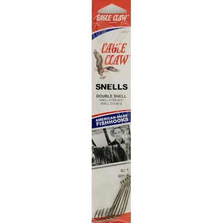 EAGLE CLAW SNELLED DOUBLE LINE 2X LONG SHANK 24 T CTN