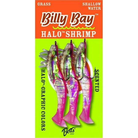 BETTS BILLY BAY HALO SHRIMP 1/4 OZ PINK SHRIMP 12/PK