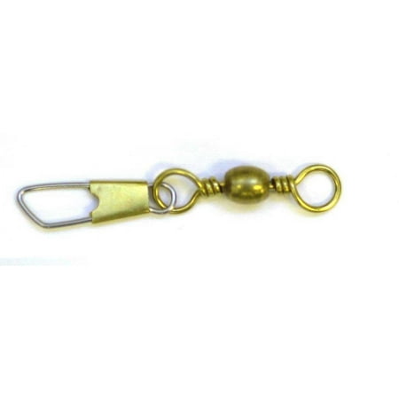 EAGLE CLAW 01141-014 SNAP SWIVEL BRASS SIZE 14, 12 BAGS TO CTN BSS-14