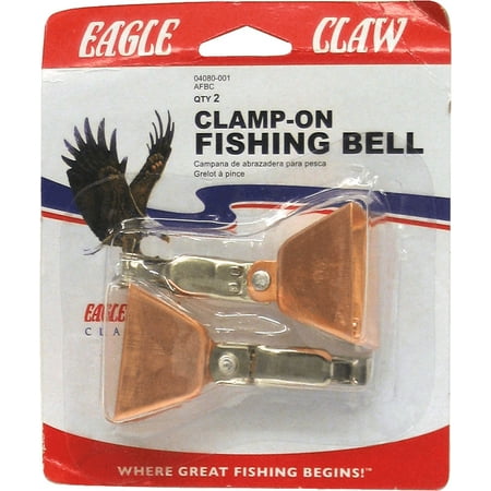 04080-001 EAGLE CLAW FISHING BELLS,CLAMP-ON, COPPER 6/CTN FB2