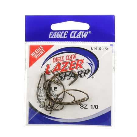 EAGLE CLAW KAHLE LAZER HOOK BRONZE SZ 1/0