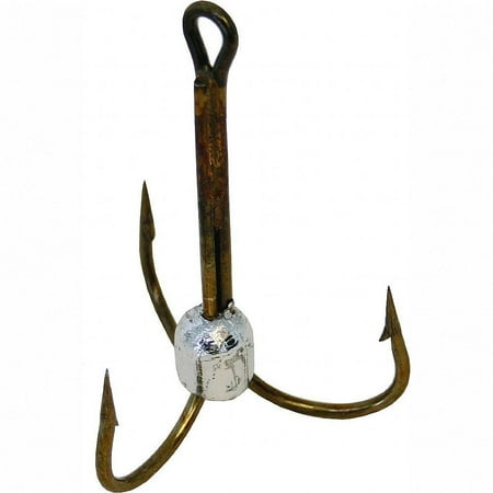 EAGLE CLAW GATOR HOOK BRONZE TREBLE 14/0