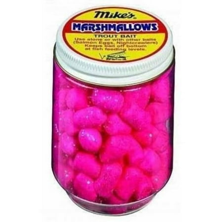 MIKES GLITTER GLO MALLOWS 1.5OZ JAR - PINK/SHRIMP