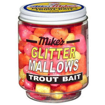 MIKES GLITTER GLO MALLOWS 1.5OZ JAR - ASST. CHEESE