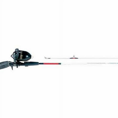 EAGLE CLAW 5'1PC SOLID SPINCAST COMBO BLACK REEL, YELLOW ROD 1 EA