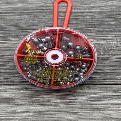 EAGLE CLAW 02180H-008 REMOVABLE SPLIT SHOT, ASST 78 PCS 6 BAGS/CTN RSSA78