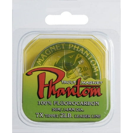 LELAND'S 87481 TROUT MAGNET PHANTOM 7X TIPPET 2 LB LEADER