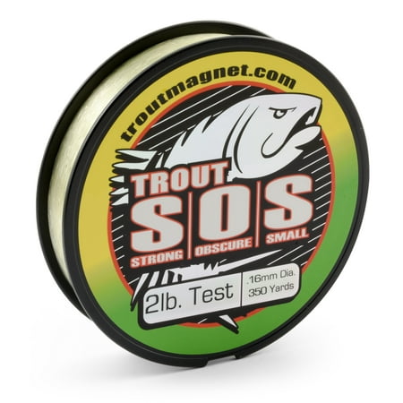 LELAND 87669 SOS TROUT MAGNET FISHING LINE 2 LB TSOS2