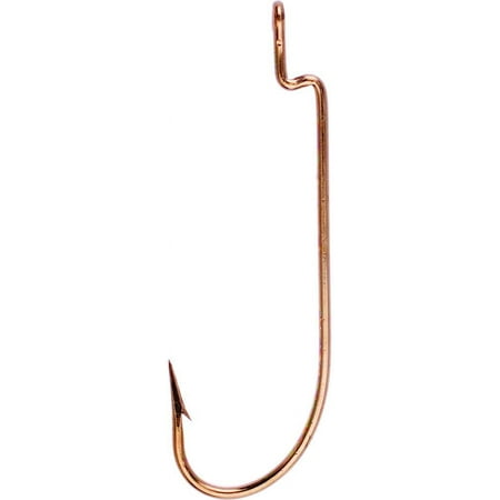 EAGLE CLAW LAZER BRONZE WORM Z BEND HOOK SIZE 2/0