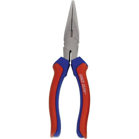 EAGLE CLAW LONG NOSE PLIERS 8" CORRIOSION RESISTANT 6 PER CARTON