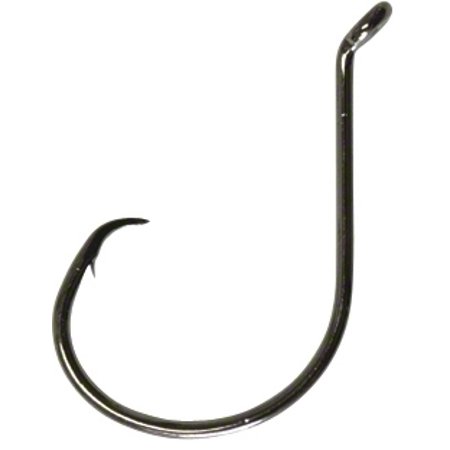 EAGLE CLAW LAZER OCTOPUS CIRCLE NONOFFSET PLATINUM BLACK SIZE 4