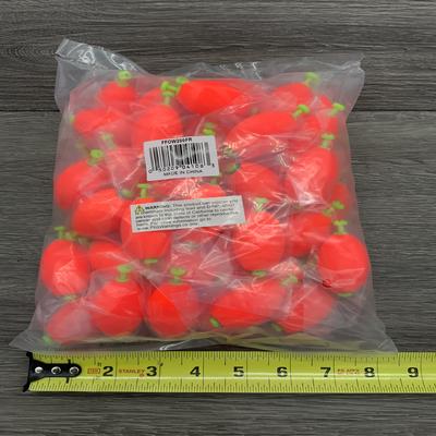 F J NEIL 2" WEIGHTED OVAL FOAM FLOATS CHARTREUSE