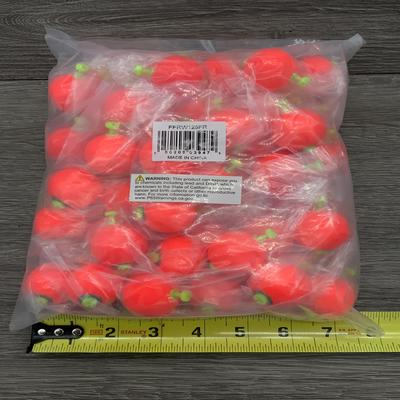 F J NEIL 1 1/4" WEIGHTED ROUND FOAM FLOATS RED
