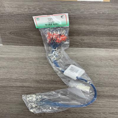 FJ NEIL SINGLE DROP WIRE NO BEADS, BLUE WIRE 36 EACH WITH BARCODE