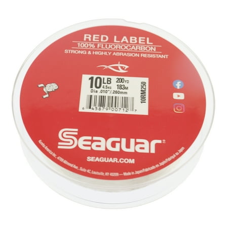 SEAGUAR RED LABEL FLOUROCARBON 10LB TEST