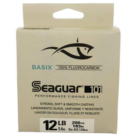SEAGUAR 101 BASIX 100% FLUOROCARBON 200 YDS 12LB TEST