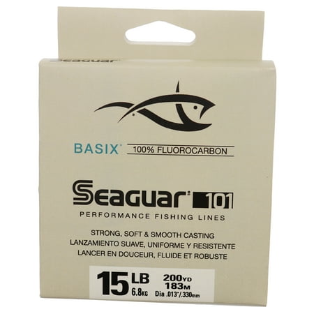 SEAGUAR 101 BASIX 100% FLUOROCARBON 200 YDS 15LB TEST
