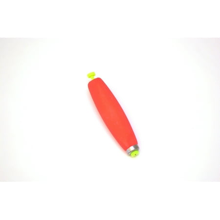 EAGLE CLAW FOAM CIGAR FLOATS 2 1/2" WEIGHTED RED PACKAGED