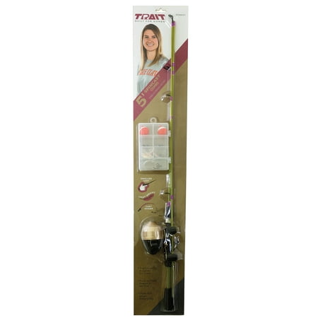 LADYS TRAIT COMBO PURPLE WITH TACKLE BOX 5'