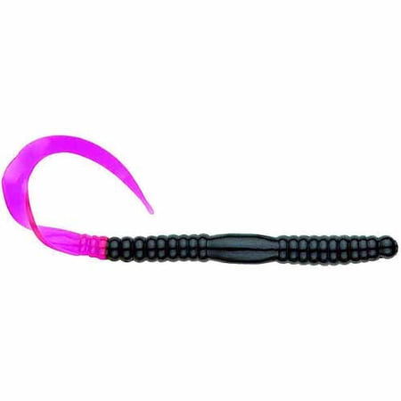 BASS ASSASSIN TAIL 7.5 INCH BLACK/FIRE TAIL